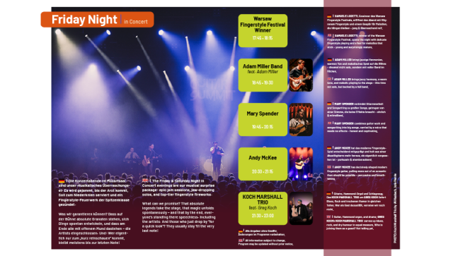 Guitar Summit 2026 – Friday Night in Concert, 25.09.2026